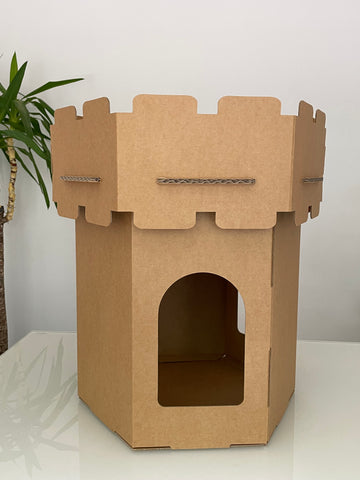 Eco Cat Tower – Foldable Cardboard Hideout