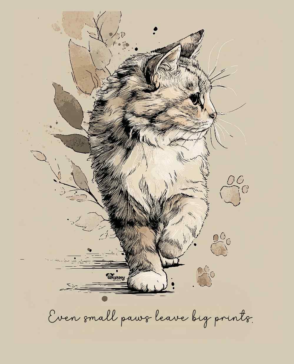 Funny Cat & Gamer Mouse Pad – Whiskery Sour Art Series (260×210 mm)