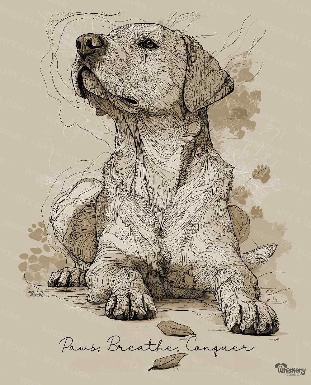 Paws Breathe Conquer mat