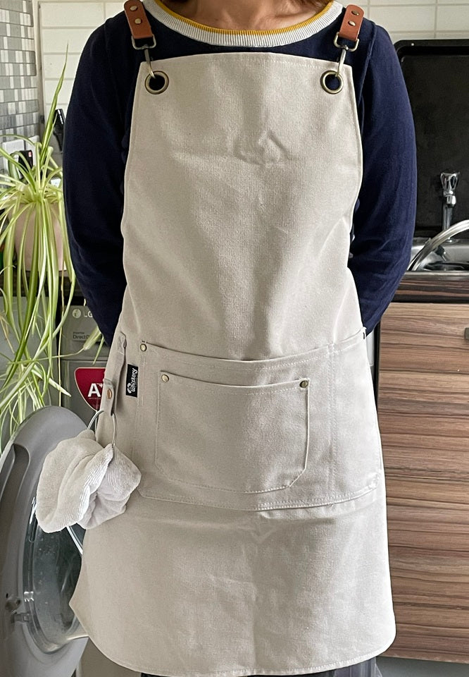 Cotton Canvas Apron – Adjustable Chef Apron with Pockets | Whiskery Sour®