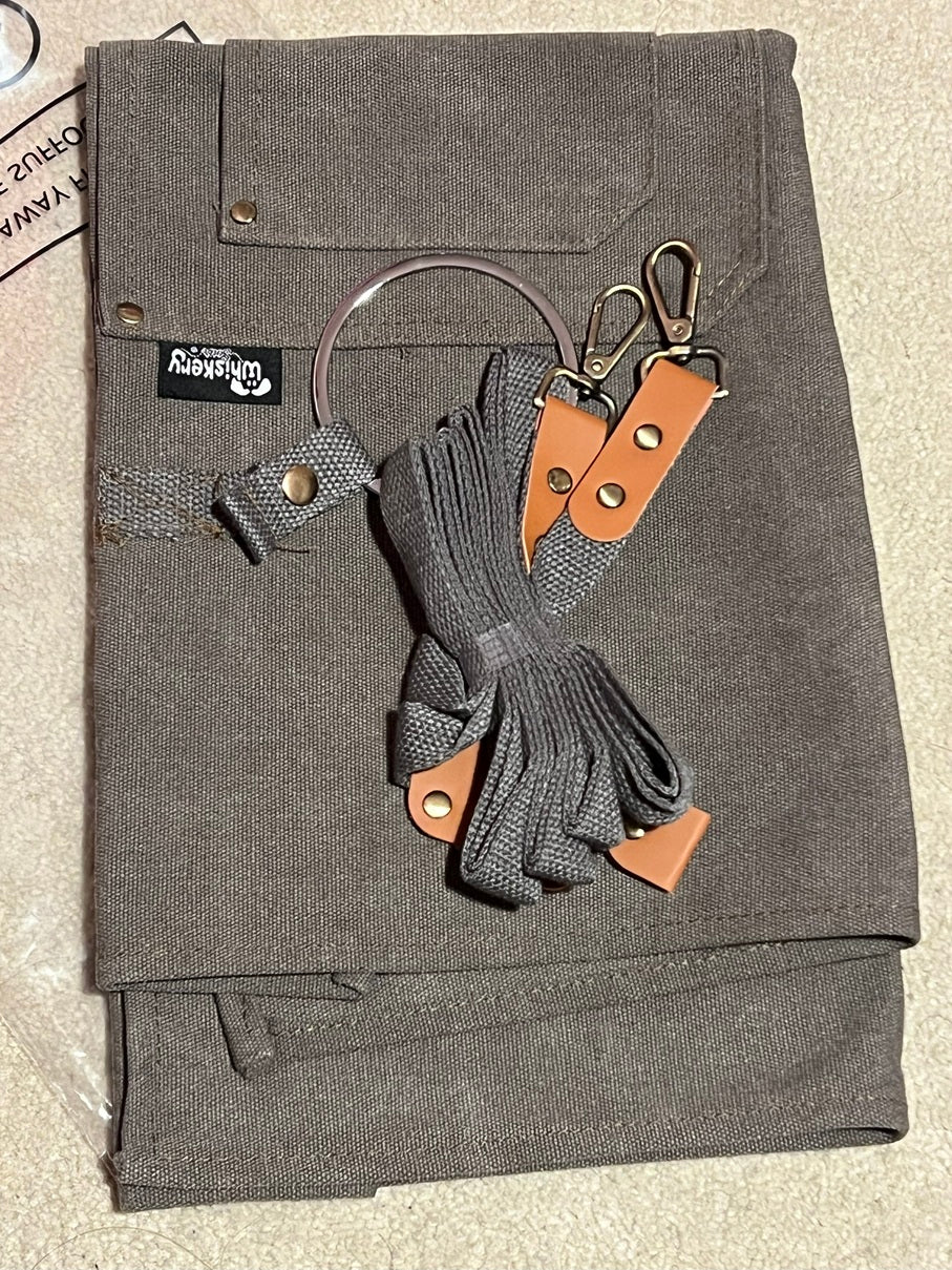 Cotton Canvas Apron – Adjustable Chef Apron with Pockets | Whiskery Sour®