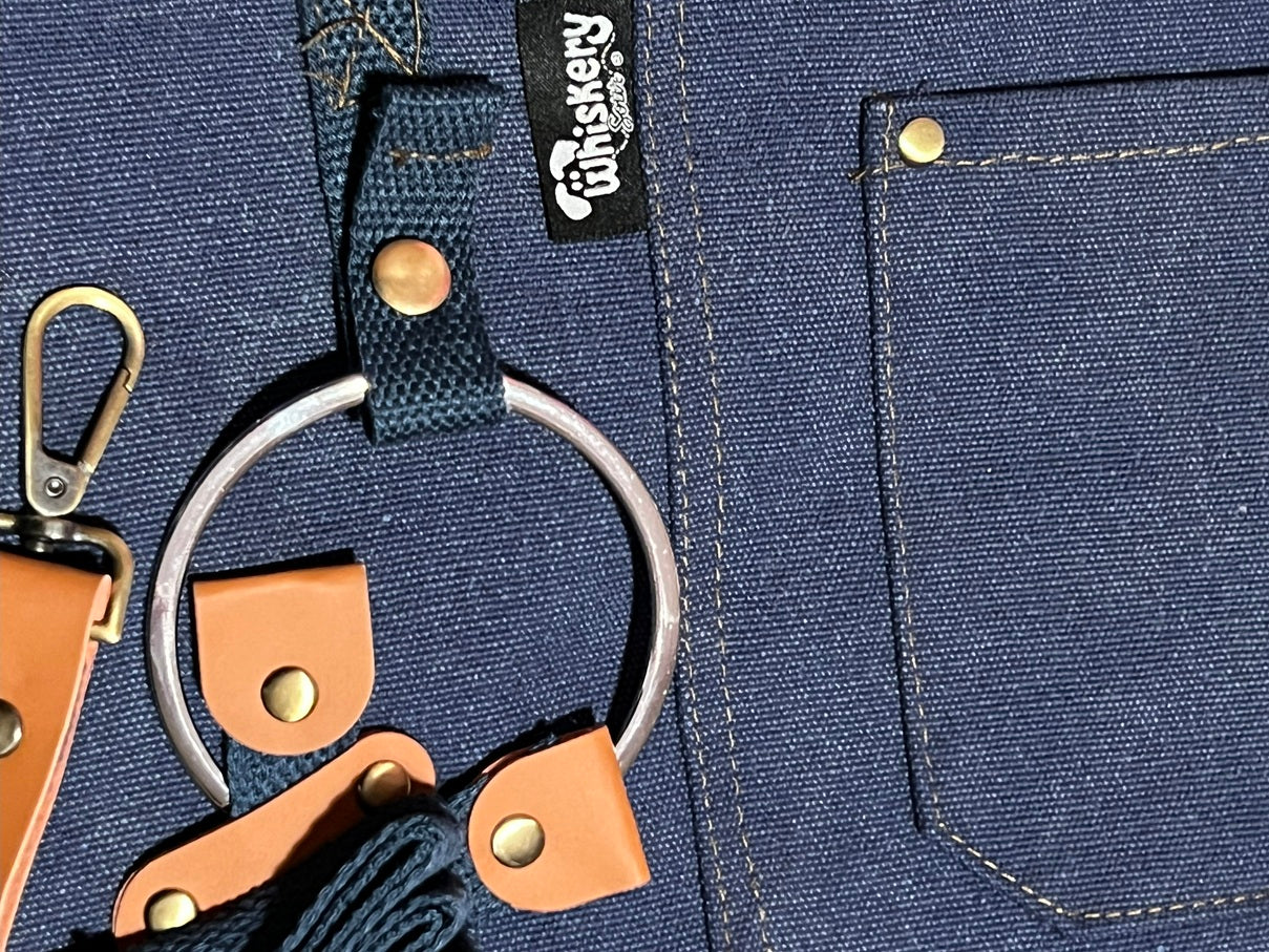 Cotton Canvas Apron – Adjustable Chef Apron with Pockets | Whiskery Sour®