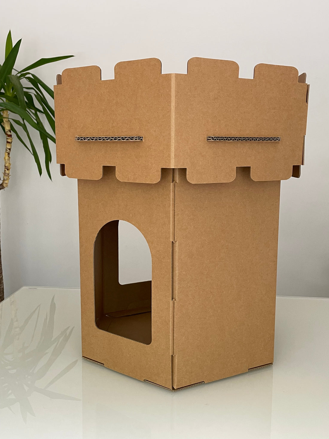 Eco Cat Tower – Foldable Cardboard Hideout