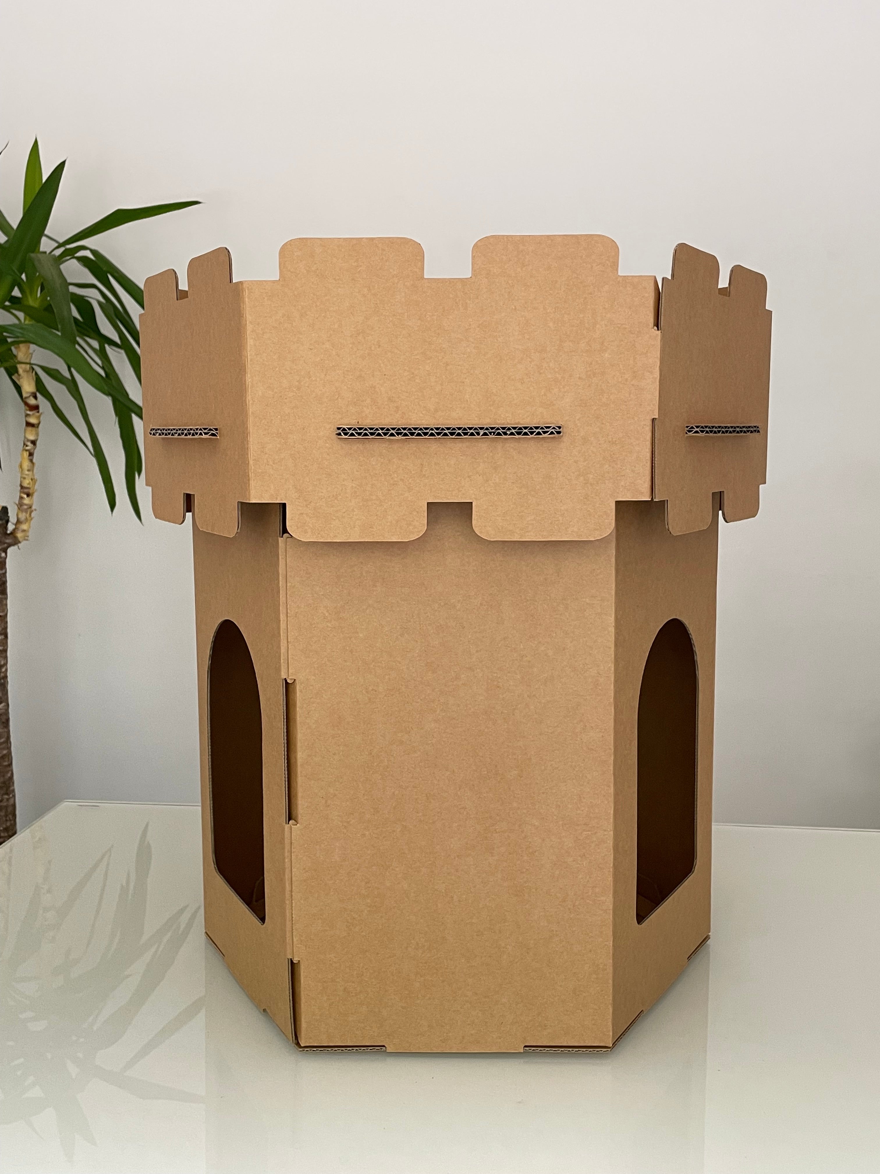 Eco Cat Tower – Foldable Cardboard Hideout